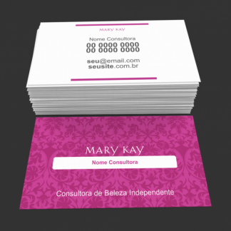 Cartão de Visita Mary Kay Modelo 04