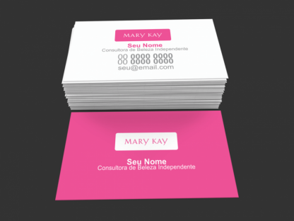 Cartão de Visita Mary Kay Modelo 05