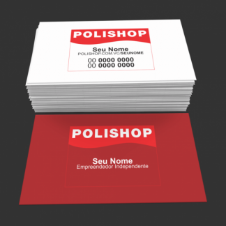 Cartão de Visita Polishop Modelo 01