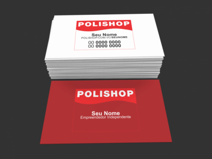Cartão de Visita Polishop Modelo 01
