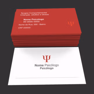 Cartão de Visita Psicologia Modelo 01