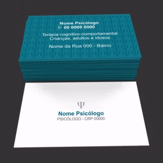 Cartão de Visita Psicologia Modelo 02