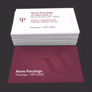 Cartão de Visita Psicologia Modelo 03