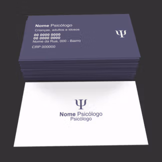 Cartão de Visita Psicologia Modelo 04