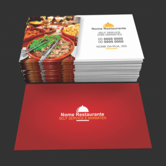 Cartão de Visita Restaurante e Marmitex Modelo 01