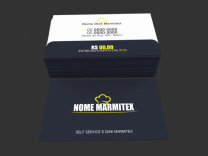 Cartão de Visita Restaurante e Marmitex Modelo 03
