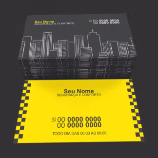Cartão de Visita Taxista Modelo 04