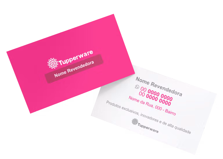 Cartão de Visita Tupperware Modelo 02