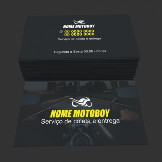 Cartão de Visita Moto Táxi e Motoboy Modelo 05