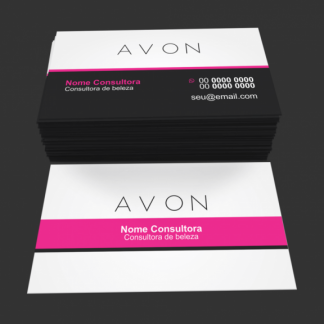 Cartão de Visita Avon Modelo 02