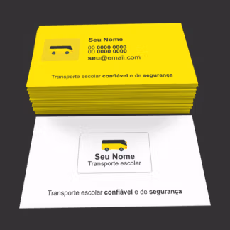 Cartão de Visita Transporte Escolar Modelo 01