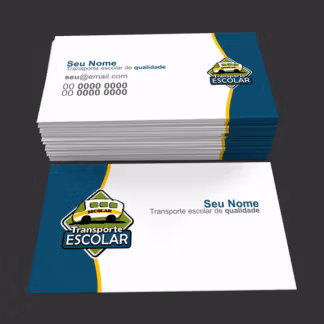 Cartão de Visita Transporte Escolar Modelo 02
