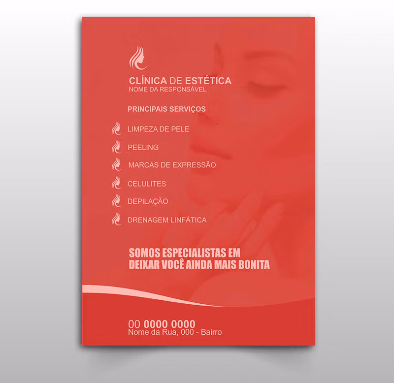 Panfleto Esteticista Modelo 01