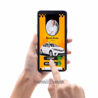 Cartão de Visita Virtual Táxi