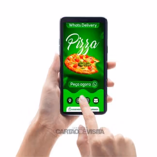 Cartão de Visita Virtual pizza